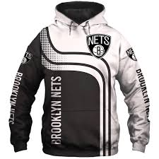 Go with your regular size if you want your sweater to fit true to size and fitted. Brooklyn Nets Hoodies 3d Long Sleeve Basketball Sweatshirts Brooklyn Nets Sweatshirts