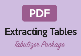 Recently I Wanted To Extract A Table From A Pdf File So That I Could Work With The Table In R Specifically I Wanted To Get Data Science Machine Learning Data