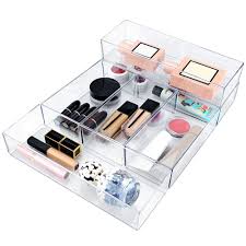 Check spelling or type a new query. Mebbay 6 Pack Acrylic Drawer Organizer Trays Stackable Clear Plastic Drawer Organizers For Makeup Bathroom Desk Office Kitchen Utensil Vanity Junk 3 Big And 3 Small Buy Online In Bosnia And Herzegovina