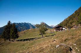 High mountain in the rofan in tyrol. Wanderung Astenau Alpe Astenaualm