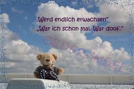 Spruchekarte Mit Teddy Auf Einer Fahre Unter Blauem Himmel Mit Sehr Fotogenene Wolken Und Einem Lustigen Spruch Lustige Karten Lustig Witzige Spruche