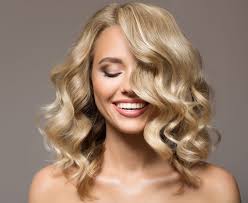 Short hair can frizz up on you more easily than long hair and you run the risk of major poufy hair. Shoulder Length Curly Hair Blonde Novocom Top