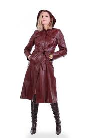Burgundy Leather Trench Coat Size Xs Etsy Burgundy Leather Leather Trench Coat Coat