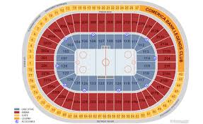 Joe Louis Arena Seat Map Map 2018