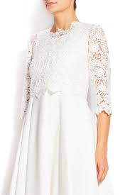 Tee shirt court à nouer style marinière. Haut Court En Dentelle Blanche Chemisiers Tuniques Tops Hauts Sur Mesure