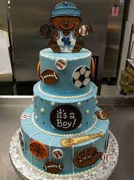 Cute Baby Shower Cake Babyborrel Cake Baby