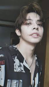 Justin De dios as a Vampire. A'TIN: I can donate you my blood. Pwede mo  'kong kagatin? 😉 HAHAHAHAHAHA #SB19_JUSTIN