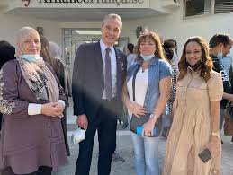 In the presence of the French Ambassador, the Embassy's Cultural Counselor,  Mohamed Khliffi and Mrs. Salma Issa,from the Ministry of Education in  Bahrain, the French Teacher's Day was celebrated at the Alliance