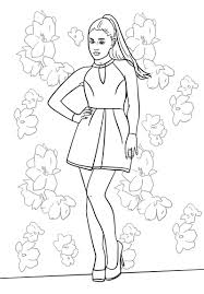 Siren head is driving coloring pages. Ariana Grande Coloring Page Online Coloring Pages