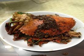 Black Blue Steak And Crab Singapore Black Pepper Crab Recipe Stuffed Peppers Crab Recipes Food