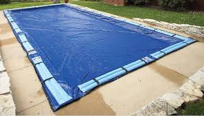 Winter Cover Pool Size 18ft X 36ft Rectangle 15yr Royal Blue Wc962