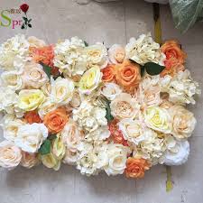 A lot of orange flowers. Spr 10pcs Lot Orange Artificial Wedding Occasion Flower Wall Panel Stage Backdrop Decorative Artificial Flower Table Centerpiece Artificial Dried Flowers Aliexpress