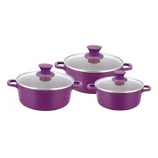 5 out of 5 stars (245) $ 75.00 free. Wonderchef Granite Die Cast Casserole Set Purple Non Stick Cookware Set Online