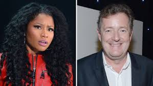 Piers morgan is a journalist and one of the 12 different celebrity judges who have sat on the america's got talent judging panel. Piers Morgan Blasts Nicki Minaj Over Taylor Swift Spat You Re A Whiny Brat Hollywood Reporter