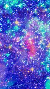 Fun Rainbow Galaxy Glitter Wallpaper I Created For The App In 2021 Iphone Wallpaper Glitter Blue Art Prints Galaxy Wallpaper