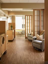 Infusion Bays With Sliding Panel Doors Instead Of Curtains Healthcare Interior Design Hospital Design Healthcare Design