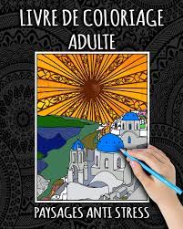 amazon com livre de coloriage adulte paysages anti stress avec des mandalas fleurs animaux monuments nature femmes voyage zentangle chez soi french edition 9798645766245 publication dragon dur pour adultes