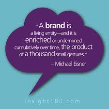 Branding Quote A Brand Is A Living Entity And It Is Enriched Or Undermined Cumulatively Business Inspiration Quotes Business Quotes Entrepreneurship Quotes