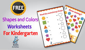 Each shape worksheet features tracing practice to build fine motor skills. Free Shapes And Colors Worksheets For Kindergarten Kids Activities