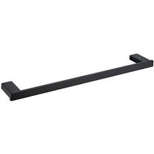 Porte Serviette Simple Barre Pour Salle De Bain Fixation Murale Invisible En Inox Ss304 Noir Mate 600mm Ysj804byb En 2020 Porte Serviette Accessoires Salle De Bain Porte Serviette Mural