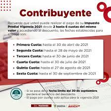Cancela el impuesto predial de 2021 en nuestras oficinas, te esperamos. Alcaldia De Soacha Hacienda Ciudadanos Recuerden Hacer El Pago De Su Impuesto Predial Vigencia 2021 Desde 2 Hasta 6 Cuotas Del Mismo Valor Y Accediendo Al Descuento Estas Son Las Fechas Establecidas Facebook