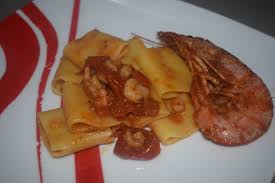 Tagliati i carciofi in fettine sottili. Paccheri Con Gamberi E Pomodorini Tutta Nata Storia Sta Cucina