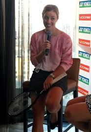 Open on the line, angelique kerber did what no. Outside The Ball On Twitter Angelique Kerber During The Yonextennis Vcore Event Before The Usopen