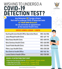 Do You Wish To Undergo A Covid 19 Sarawak Disaster Information Facebook