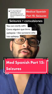 Understanding Seizures in Medical Spanish
