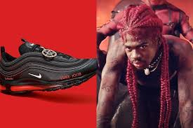 The shoes start at $1,018 and contain 60cc ink and 1 drop of human blood. mschf x lil nas x satan shoes Ytc55fmxtd3fum