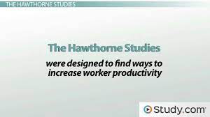 Hawthorne experiments' key spokesman, changed the early focus of the experiments, we. The Hawthorne Effect The Study Of Employee Productivity Video Lesson Transcript Study Com