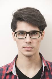 Adriel Rectangle Brown & Clear Glasses for Men