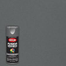 Krylon Fusion All In One Satin Dark Metal Metallic Spray Paint And Primer In One Net Wt 12 Oz In The Spray Paint Department At Lowes Com