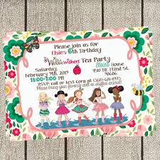 Welliewisher Birthday Invitation Wellie Wisher Invitation Etsy In 2020 Birthday Invitations American Girl Invitations Girl Invitations
