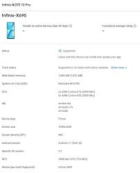 Infinix note 10 will be launched in 2021, may. Infinix Note 10 Pro Specifications Appear On Google Play Console Toysmatrix