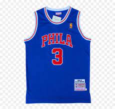 Philadelphia 76ers mens swingman jersey and swingman uniforms at the official online store of the 76ers. Camisa Philadelphia 76ers Allen Iverson Sports Jersey Hd Png Download Vhv