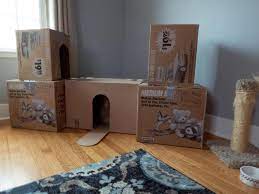 Cat Castle Cardboard Diy Yasserchemicals Com
