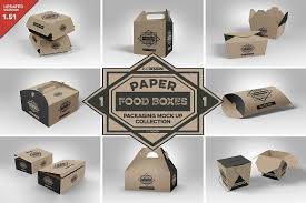 Vol 1 Paper Box Packaging Mockups Food Box Packaging Packaging Mockup Design Mockup Free