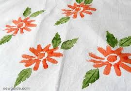 I loved it, but not for $100/ yard. Make Your Own Potato Stamps For Potato Printing On Fabric Some Easy Designs Sew Guide