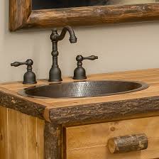 rustic copper sink and faucet