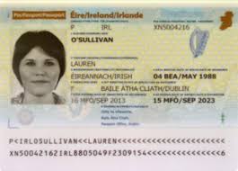 His date of birth is (dd/mm/yy). Irish Passport Wikipedia
