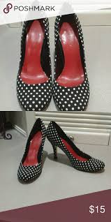Black And White Polka Dot Heels Black And White Polka Dot Heels Polka Dot Heels Heels Clothes Design