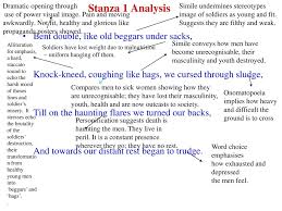 Owen opens the reader's eyes to the truth instead of writing about how glorious and righteous war is. Dulce Et Decorum Est Analysis Ppt Download