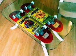 Mounting plate size:80mm * 60mm mounting plate thickness:3mm skateboard legs height :16/18 customization service is available! We Have Earlier Covered Some Of The Most Beautiful And Functional Coffee Tables Including The Levitating Skateboard Furniture Skateboard Room Skateboard Decor