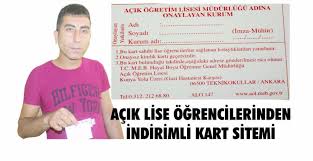 Dönem sınavlarının mart ayında yapılması planlanıyordu. Acik Lise Ogrencilerinden Indirimli Kart Sitemi