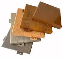 Aluminum Curtain Wall Panels 1.0mm-6.0mm Aluminium Wooden Sheet For Facade  Decoration