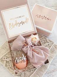 Pink Bridesmaid Box Gifts Personalized Pink Bridesmaid Box Pink Gift Box Pink Bridesmaid Gift Idea Eb3388bpw Bridesmaid Proposal Box Empty Gifts For Wedding Party Wedding Gifts For Bridesmaids Asking Bridesmaids