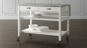 Buy used crate and barrel kitchen island in excellent condition with 54% off only on kaiyo. Crate Barrel Sheridan White Kitchen Island New Apartment Therapy S Bazaar