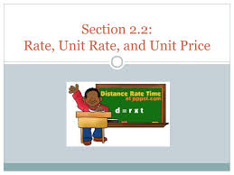 Enter a numeric digit in the first input box i.e. Ppt Section 2 2 Rate Unit Rate And Unit Price Powerpoint Presentation Id 3556696