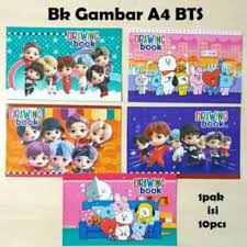Gambar mewarnai pemandangan sketsa buku mewarnai pemandangan. Harga Buku Gambar Bts Bt21 Terbaru Agustus 2021 Biggo Indonesia
